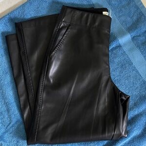 Max studio faux leather pants
